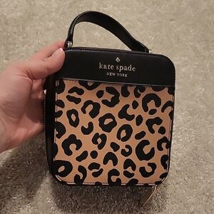 Kate Spade Black and Tan Leopard Print Women's Bag